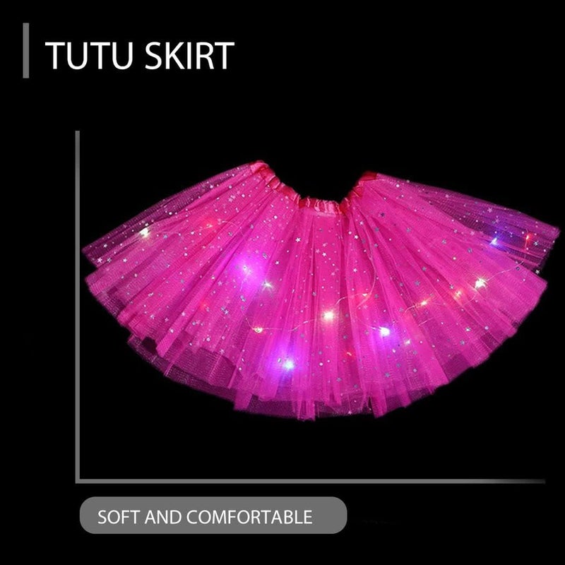 TWINKLEDE Light Up Tutu Skirt Led Tulle Tutus Glow Running Dance Costume Skirts for Women - Image 2